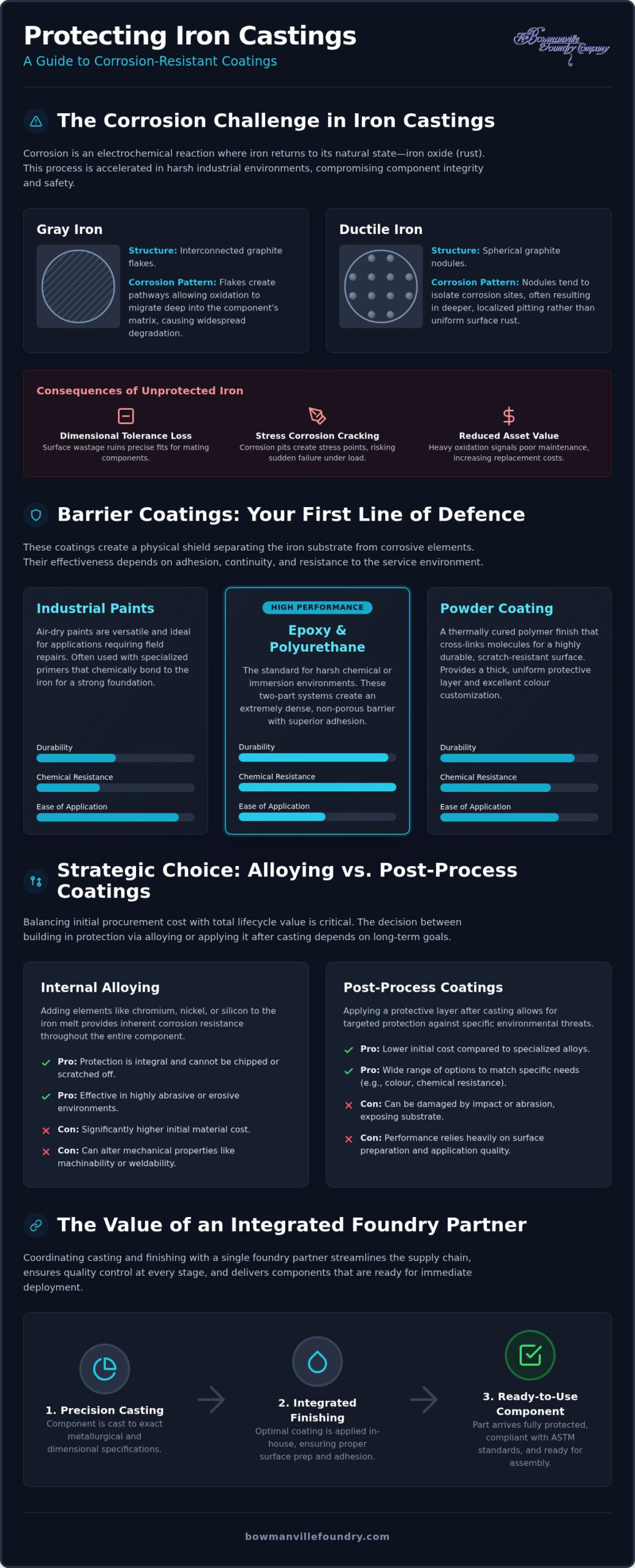 Corrosion Resistant Coating Guide for Iron Castings