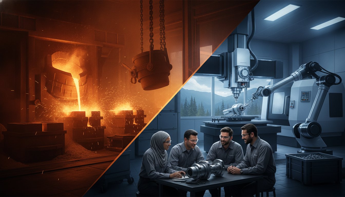 Integrated Iron Casting and Machining in Canada: A Guide to Post-Processing