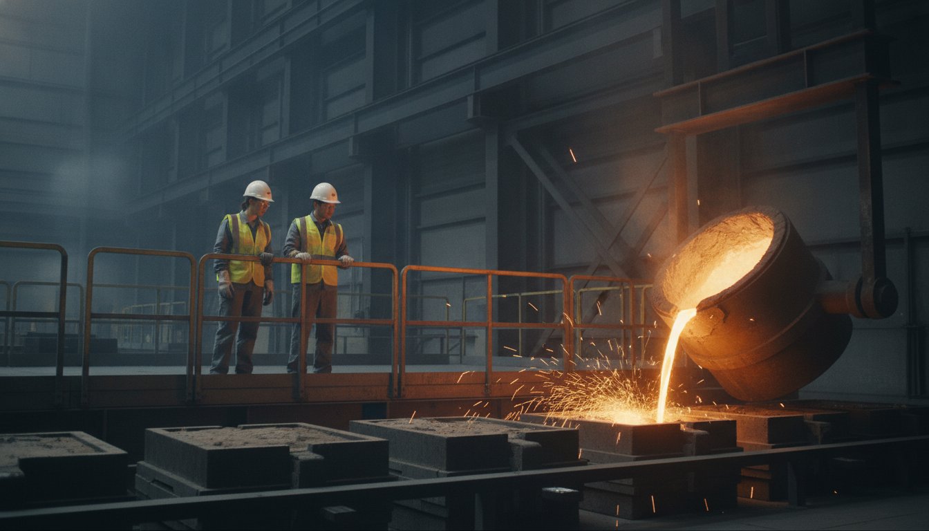 Cast iron manufacturing process: 5 stages of industrial casting and finishing