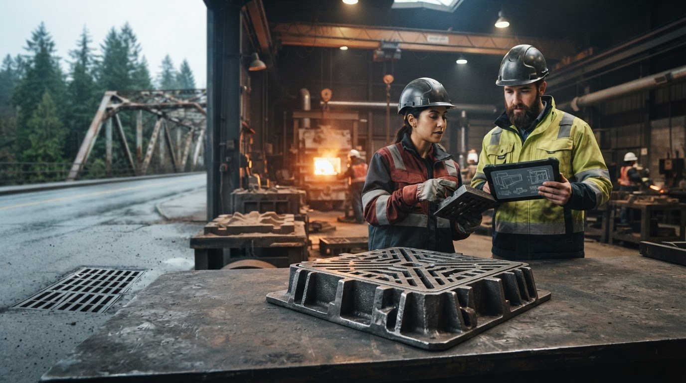 Custom Iron Casting for Municipal Infrastructure Restoration Projects